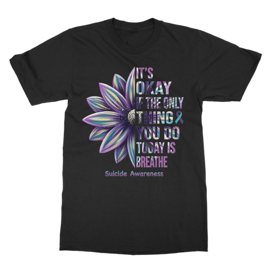 Today Just Breathe Classic Adult T-Shirt